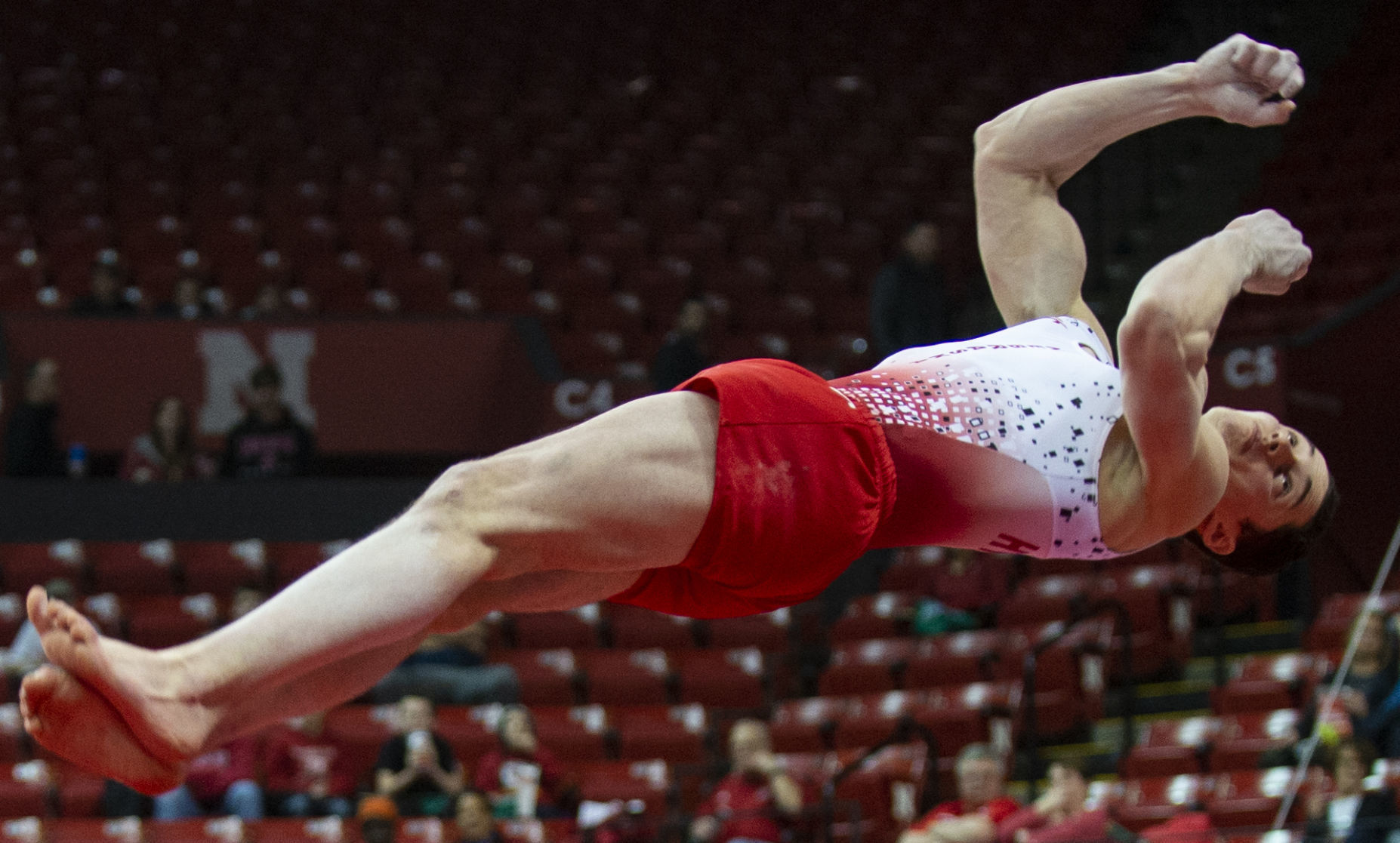 NU men's gymnastics vs. Illinois, Oklahoma, 2.2
